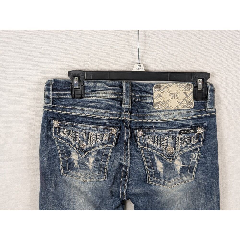 Miss Me Signature Rise Boot Jeans JE8055B4 Women's Size 26 - Picture 10 of 15